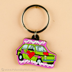 Flexible Keychain   Polish Car of Love, Polski Fiat 126  